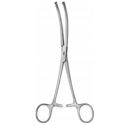 Bircher curved cartilage forceps by Aerosurgical Instruments, showing the premium German stainless steel build and curved, serrated jaws.