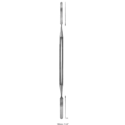 ASI-2230 double-ended dental cement spatula made of German stainless steel