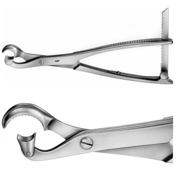 LAMBOTTE-Bone-Holding-Forceps-W-Movable-Jaw-and-Ratchet-orthopaedics