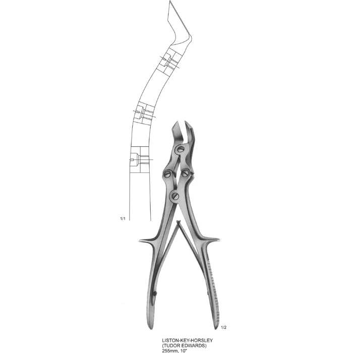 LISTON-KEY-HORSLEY bone cutting forceps 255mm 10 Liston-Key-Horsley Bone Cutting Forceps 255mm (10 inch)