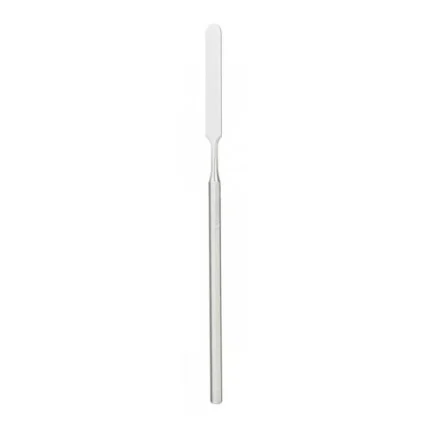 ASI-2591 medical-grade German stainless steel dental plaster spatula with textured ergonomic handle