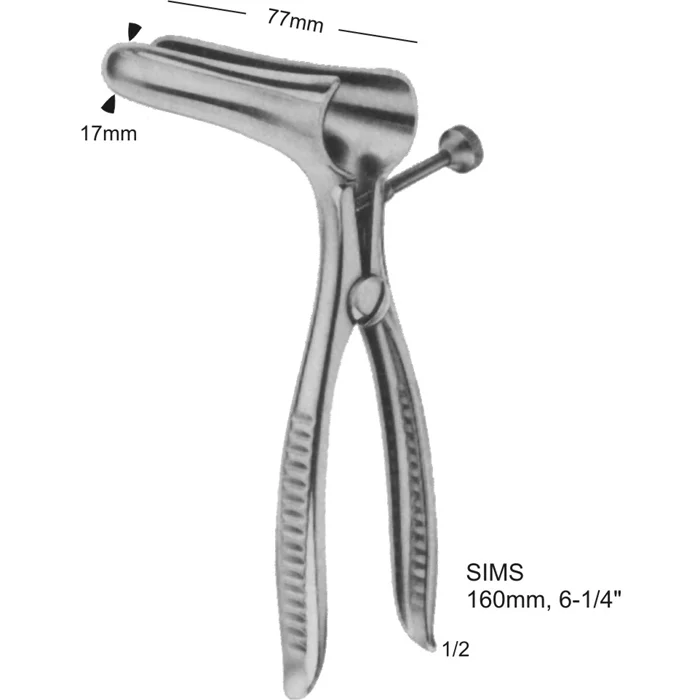 SIMS rectal specula and sphincteroscopes 160mm 6-1-4