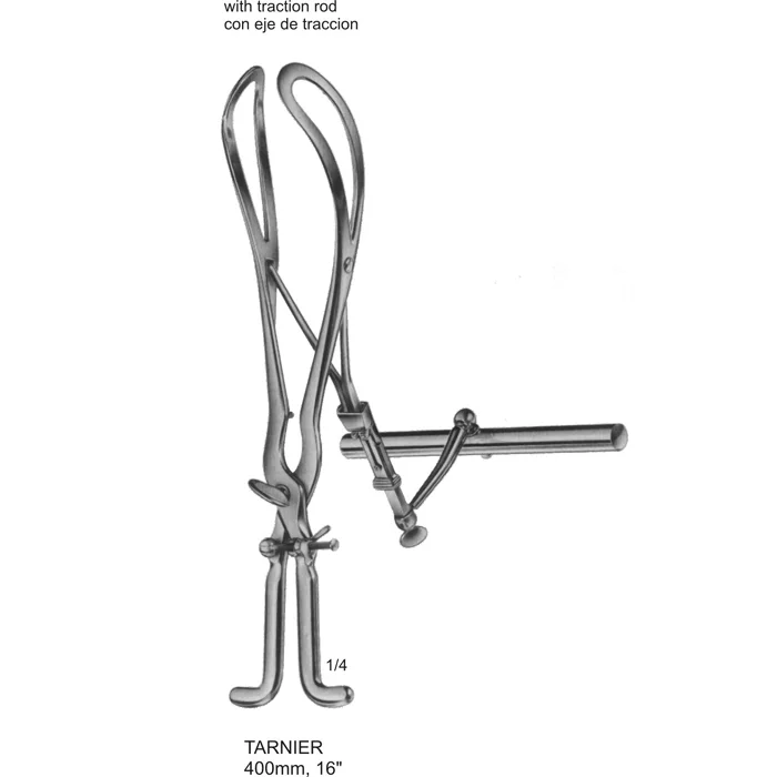 Tarnier obstetrics- pelvimeters and forceps 400mm, 16