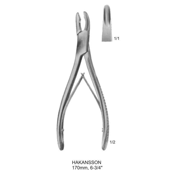 bone rongeurs 170 mm, 6-3-4inches Hakansson bone rongeur 170mm 6 3 4 inch surgical instrument stainless steel