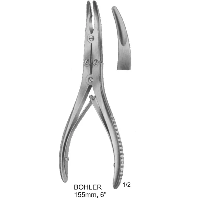 bone rongeurs BOHLER155mm, 6 inches