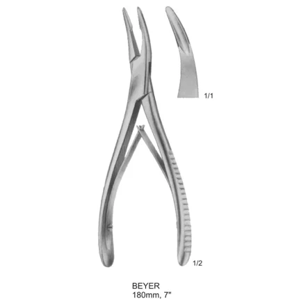 bone rongeurs Beyer 180mm 7 inches surgical instrument