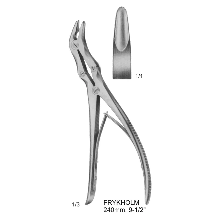 bone rongeurs FRYKHOLM 240mm, 9-1-2 inches Frykholm Bone Rongeur 240mm (9-1/2 inches) surgical instrument