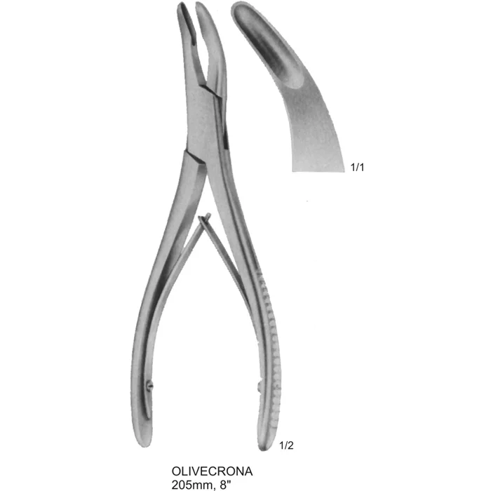 bone rongeurs olivecrona 205mm, 8 inches
